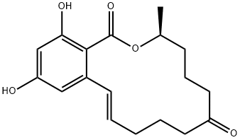 [S-(E)]-3,4,5,6,9,10-Hexahydro-14,16-dihydroxy-3-methyl-1H-2-benzoxacyclotetradecin-1,7(8H)-dione(17924-92-4)
